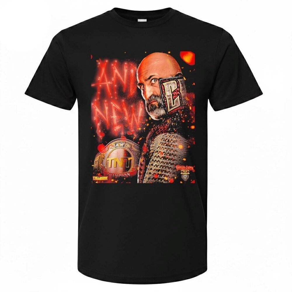 Tommaso Ciampa Psycho Killer New TNT Champion AEW Shirt .